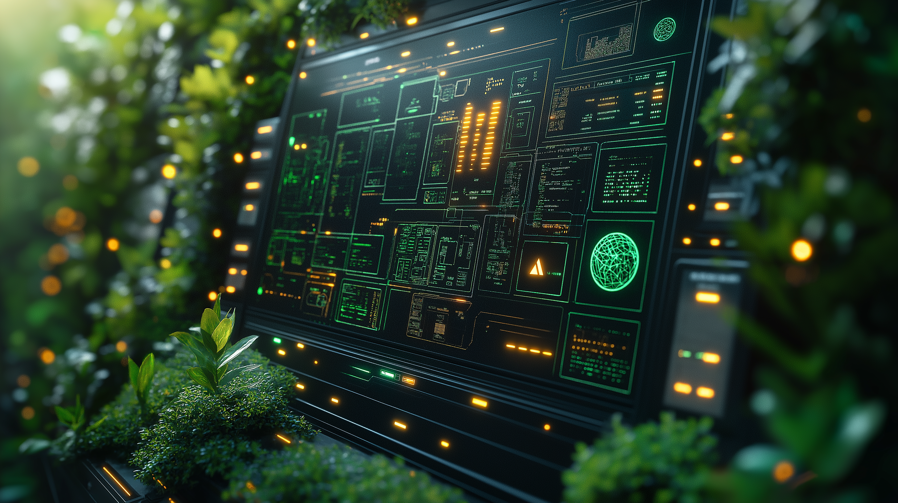 Conceptual image of a future where interaction takes place in a digital environment